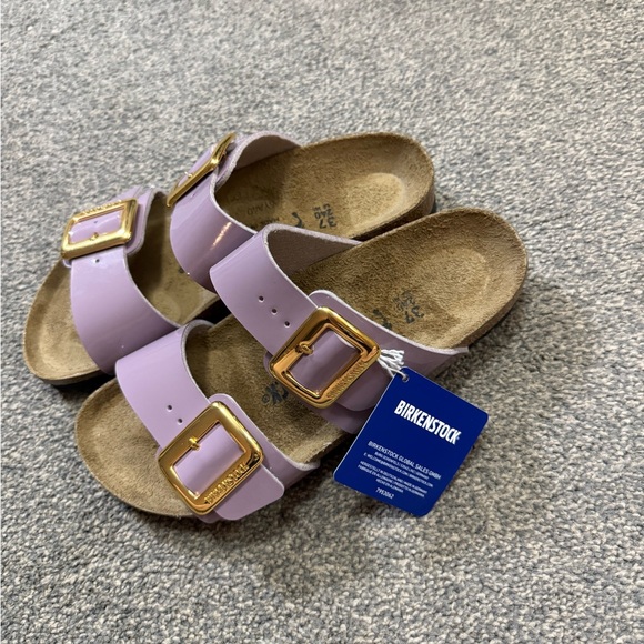 NWT Birkenstock Sydney Luxe Buckle in Purple size 7/ 37 - Picture 2 of 7
